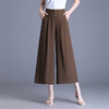 简约宽松休闲九分阔腿裤，后腰松紧时尚修身大码气质裙裤MYX-BFZY-3357-L 商品缩略图2