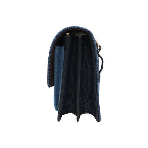 COACH 奥莱款迷你女士牛仔布配皮单肩斜挎小方包 商品图2