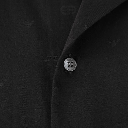 【超惠秒】Emporio Armani 男士刺绣EA 飞鹰暗纹logo舒适全棉休闲长袖衬衣 10956 商品图4