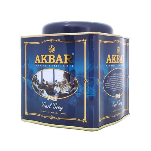 阿卡巴经典伯爵红茶（调味茶）250g/020244 口感清香精致罐装探亲送礼 商品图1