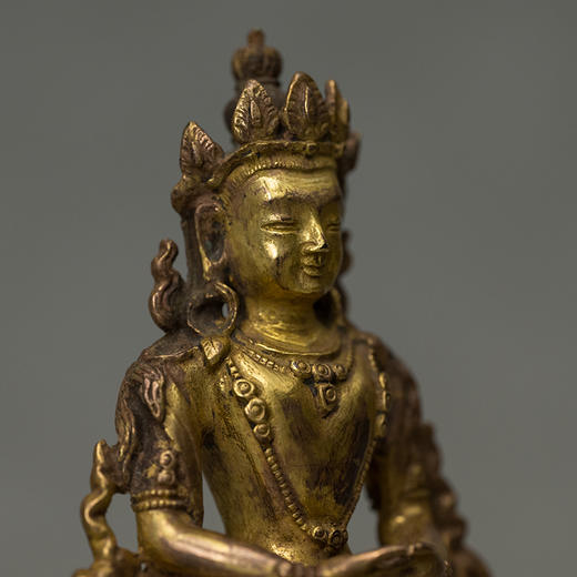 清 铜鎏金无量寿佛 商品图2