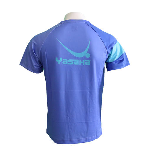 亚萨卡Yasaka SJ-T-09 乒乓球服 运动T恤 运动上衣 运动短袖 蓝色 商品图3
