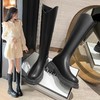 ZHR长筒靴女2023秋季新款简约风气质长筒靴舒适百搭不过膝骑士靴 商品缩略图0