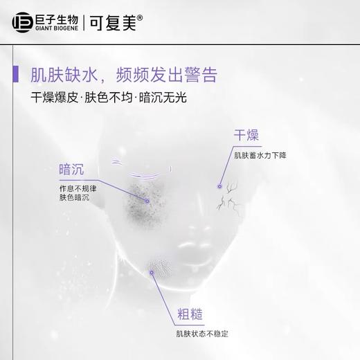 可复美吨吨水120ml+乳80ml 面霜透明质酸钠藻萃盈润保湿精华套装 轻盈补水焕亮滋润 商品图7