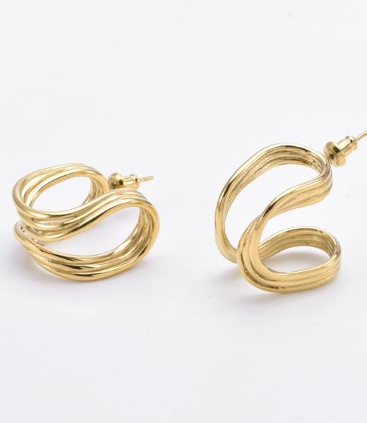 FOR ART'S SAKE PORTRAIT系列耳环 - 金色/银色 商品图1