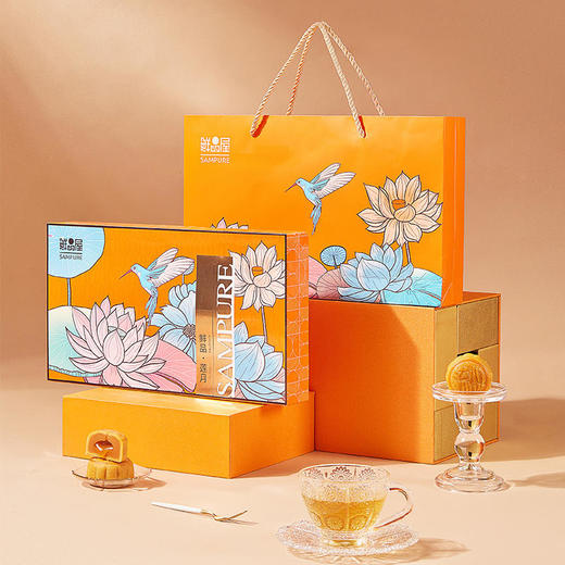 【鲜品屋】-鲜品莲月月饼礼盒500g 商品图1