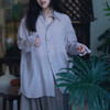 香芋紫灰色真丝衬衫late bloomer 商品缩略图5