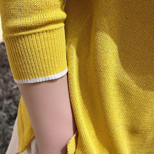 SAINT L’UCK/圣媛女装新款秋季V领针织衫SA320M03 商品图4