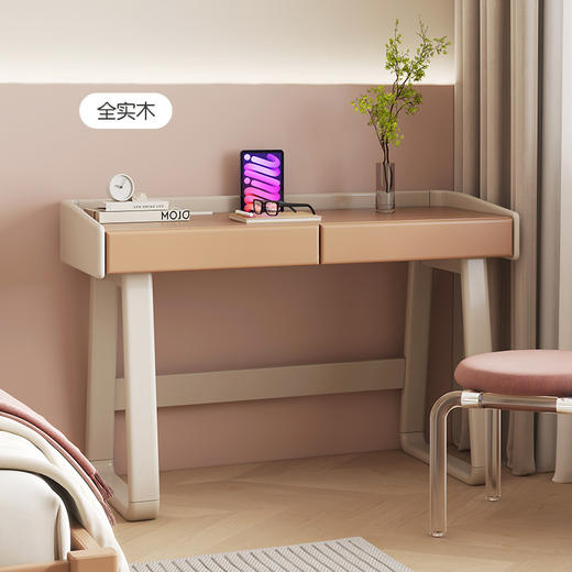 喜梦宝儿童学习桌全实木一字型书桌写字台实体店同款 商品图4