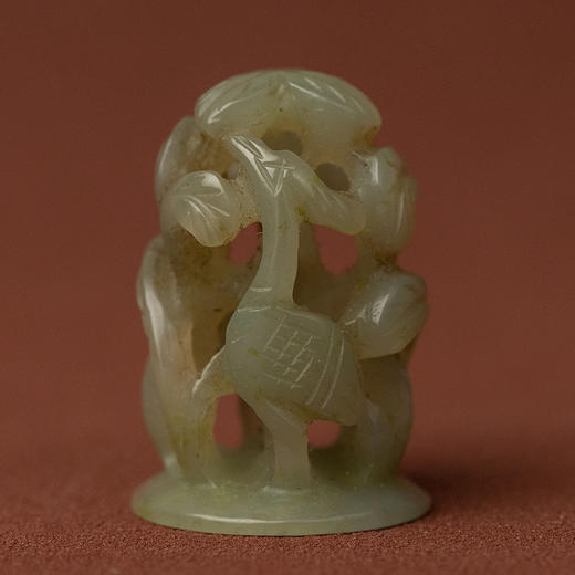清 玉雕仙鹤炉鼎 商品图4