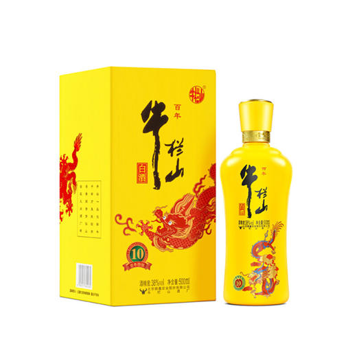 牛栏山百年特酿10 浓香型白酒 38度 500ml (小黄龙10年) 商品图3