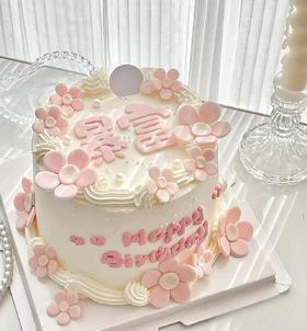 【臻品系列】---半翻糖【粉色暴富】