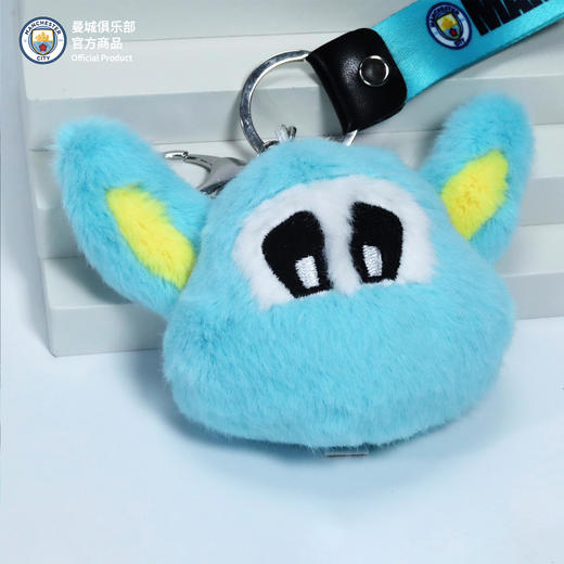 曼城俱乐部官方商品 | Moonchester毛绒挂饰曼城吉祥物钥匙扣 商品图4