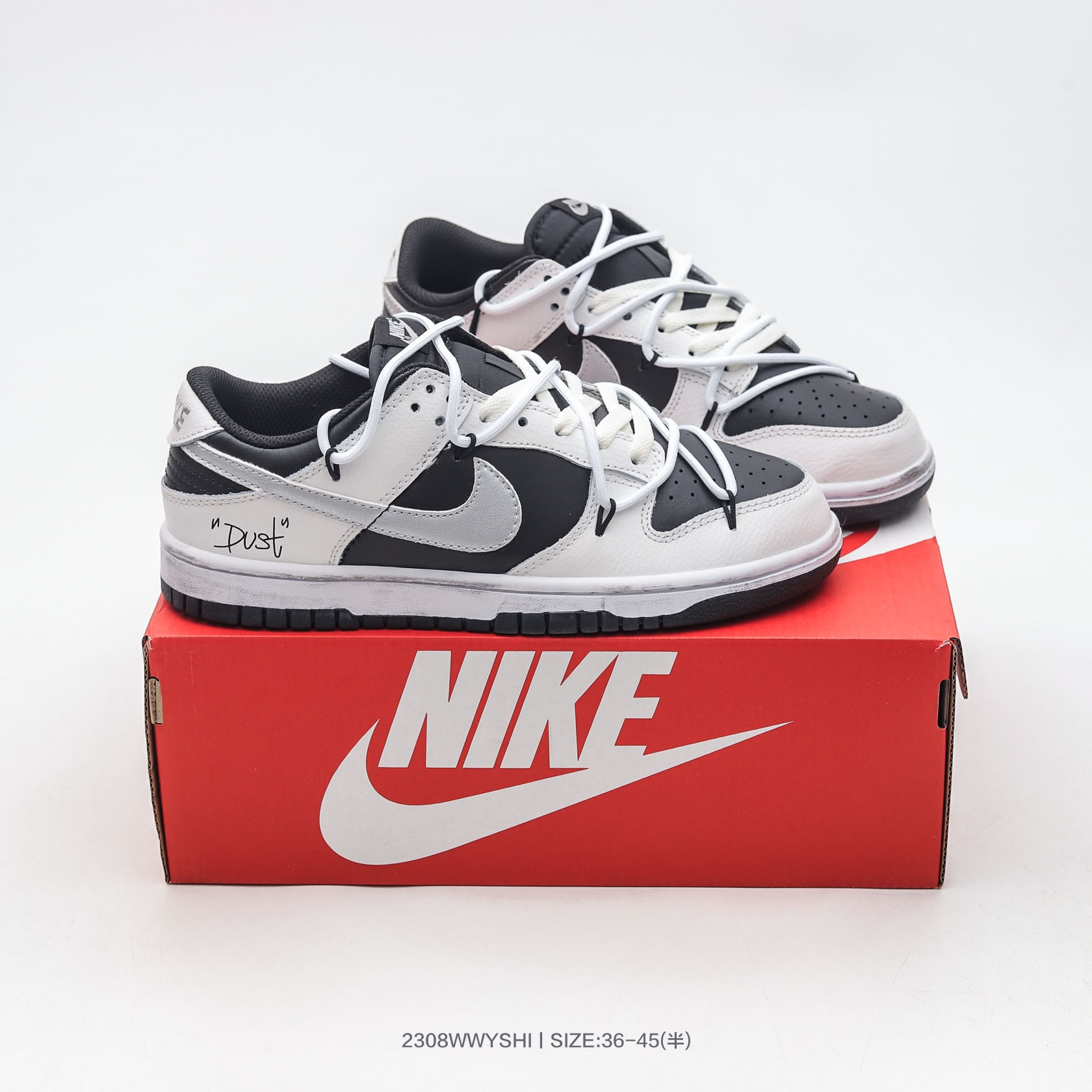 耐克SB DUNK低帮滑板鞋合集（八） 绑带 三钩