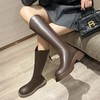 ZHR长筒靴女2023秋季新款简约风气质长筒靴舒适百搭不过膝骑士靴 商品缩略图10