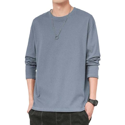 【重磅长袖卫衣T恤】宽松舒适，质地柔软，适合秋季穿着。百搭的设计，让你随意搭配。圆领设计，时尚简约 商品图3