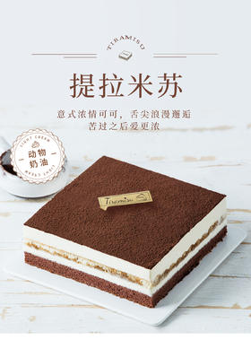 【动物奶油！更健康更好吃】提拉米苏蛋糕（昆明+安宁）