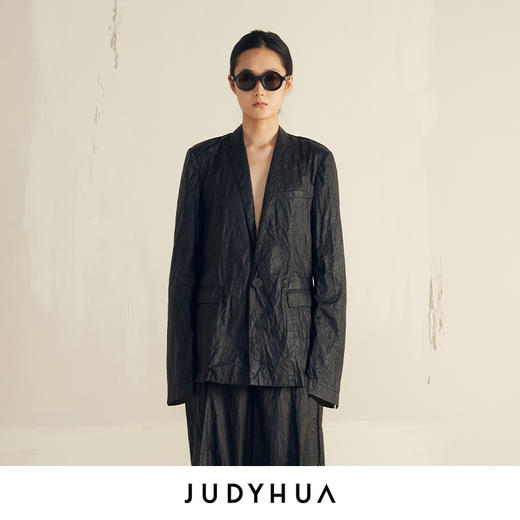JUDYHUA 纸质涂层西服 商品图0