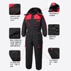 防寒连体工作服棉服套装加厚棉衣冷库钓鱼仓库棉袄防泼水保暖工装 商品缩略图2
