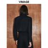 VIMAGE纬漫纪冬季新款显瘦百搭纯色短外套V2003616 商品缩略图4
