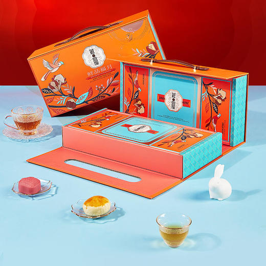 【鲜品屋】-鲜品福月月饼礼盒950g 商品图1
