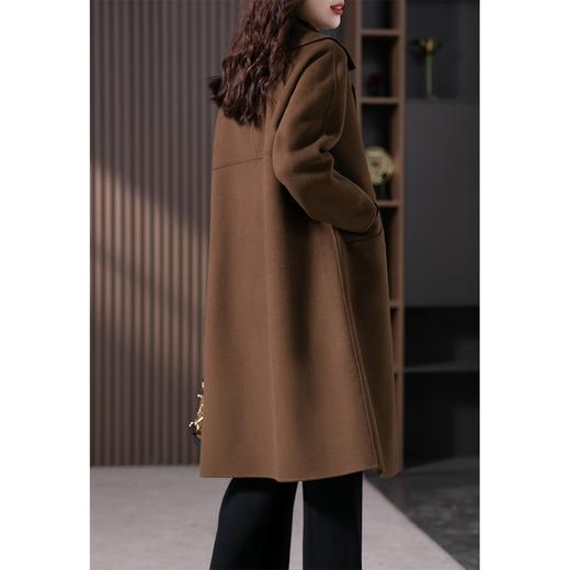 【2023新款】复古高级感双面羊绒大衣女2023秋冬新款韩版过膝羊毛呢子外套 商品图4