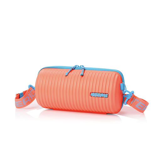 【美旅】Rollio鼓鼓箱系列潮搭优质PC时尚斜挎包QV1*005 商品图0