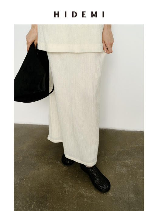 HIDEMI 艺术感强缩褶皱肌理羊毛系列三件套 商品图7