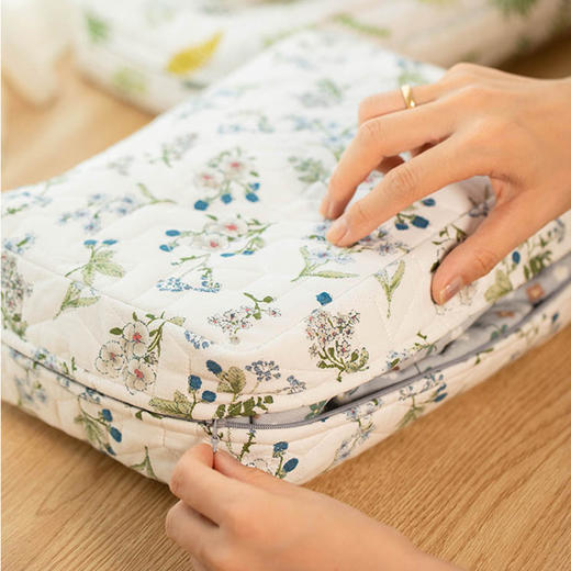 植物碎花收纳包手提包旅行洗漱收纳袋 商品图1