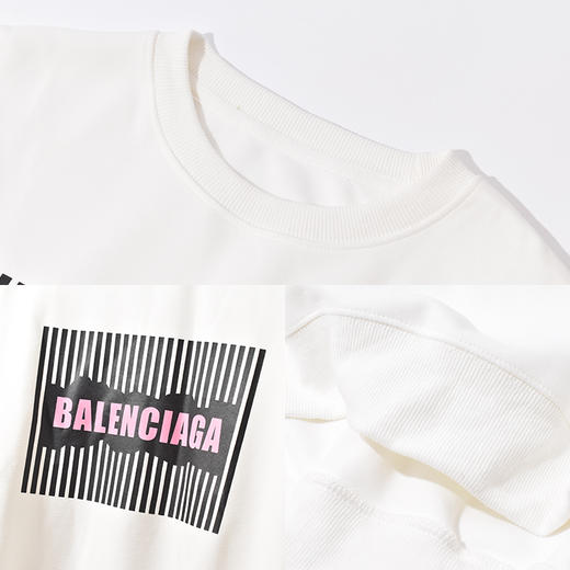 春秋款卫衣女士小众圆领字母小兔子印花棉宽松无帽长袖上衣SZ2676/2677 商品图3