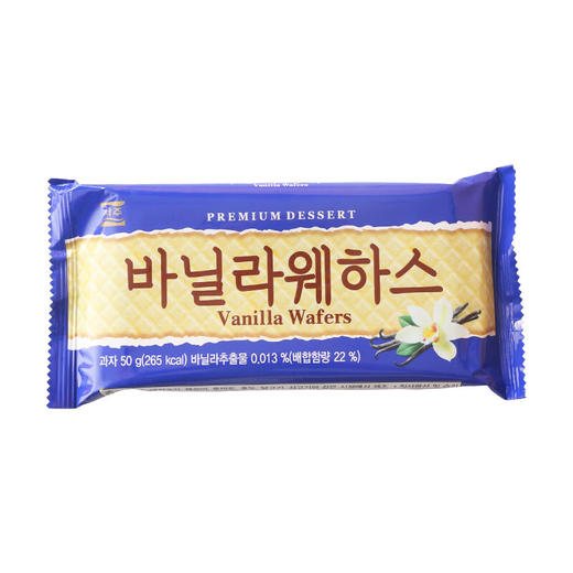 韩国西洲香草味/草莓味薄脆威化饼干50g 片片酥香口感细腻 056968/057387 商品图3