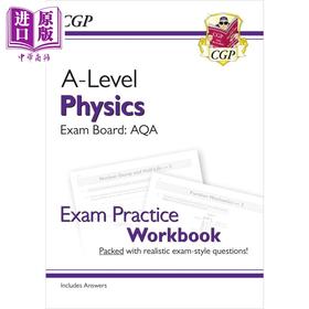 预售 【中商原版】英国CGP A-Level Physics: AQA Year 1 & 2 Exam Practice Workbook - includes Answers