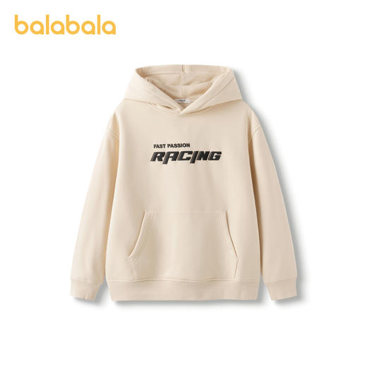 巴拉巴拉儿童童装男童卫衣新款冬装中大童连帽上衣女童加绒潮 商品图4