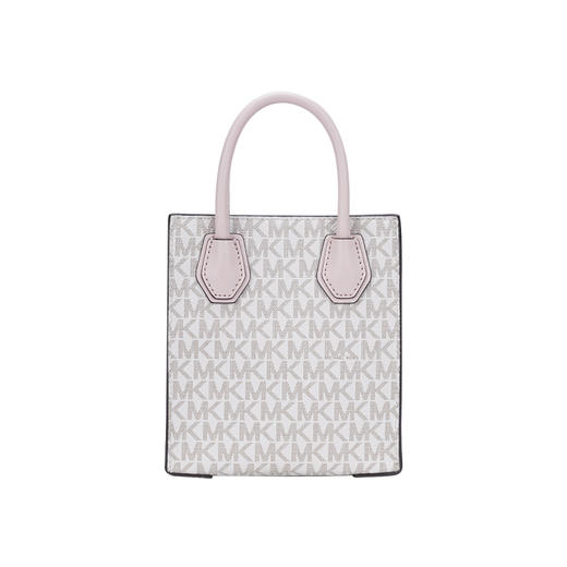 Michael Kors 奥莱款 MERCER超小号PVC老花配皮女士手提斜挎购物包 商品图3