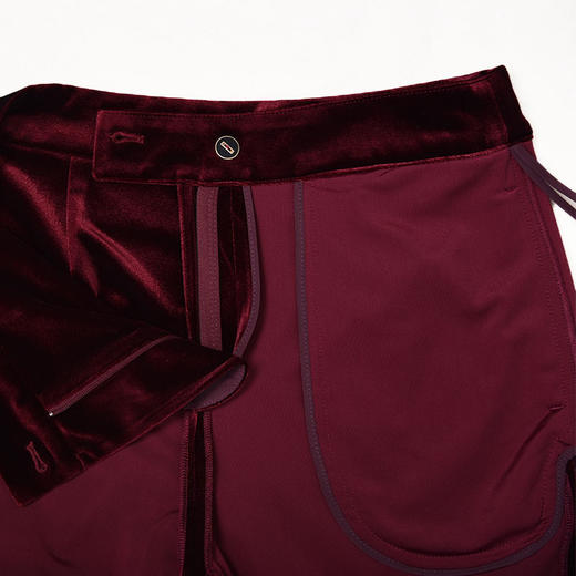 圣三利女装  时尚优雅金丝绒直筒裤SL2036149 商品图3