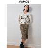 VIMAGE纬漫纪冬季新款刺绣宽松舒适套头针织衫V2001605 商品缩略图1