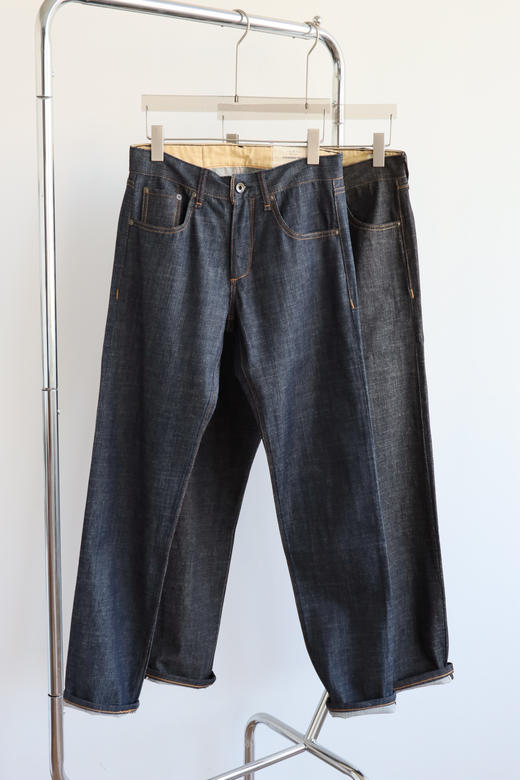 R@G B0NE小众元单 原色未脱浆赤耳边直筒牛仔长裤 NZK191 商品图1