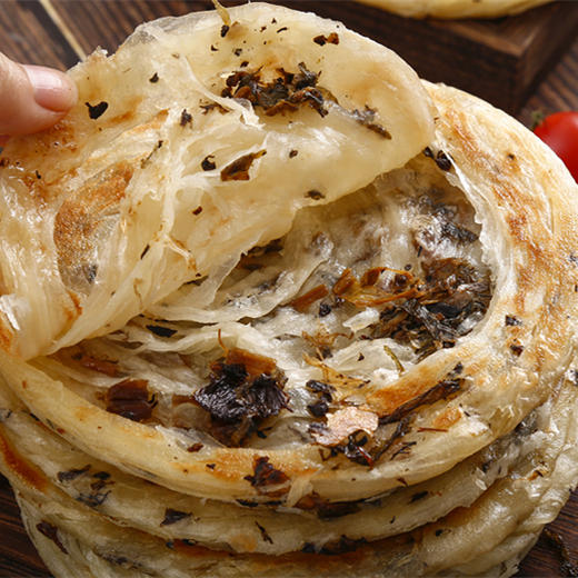 懒人快手餐丨香酥葱油饼 / 梅干菜饼 外酥里嫩一口掉渣！ 商品图2