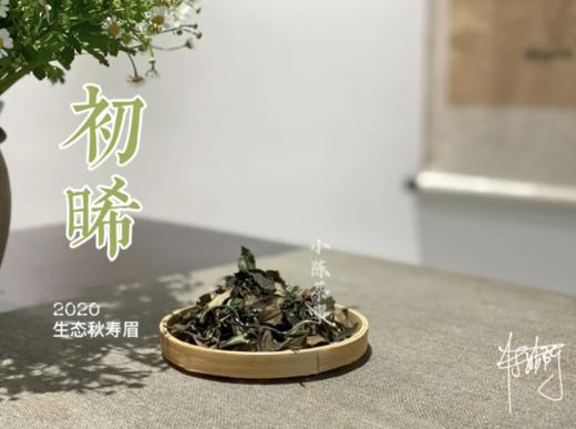 【60克罐装】2020有机秋寿眉《初晞》带来秋的沉韵，甜花香、野蘑菇香 商品图4