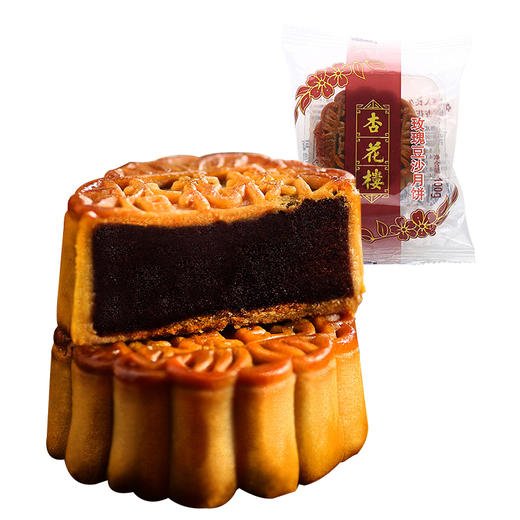 杏花楼玫瑰豆沙月饼100g 商品图4