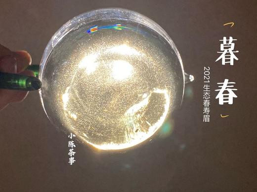 【会员专供】2021有机春寿眉《暮春》，生态有机茶的品质，普通春寿眉的价格 商品图4