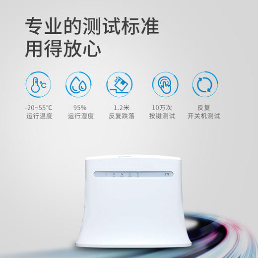 中兴4G无线路由器联通电信移动全网通插卡随身WiFi转有线CPE家用宽带【全国联保】 商品图2