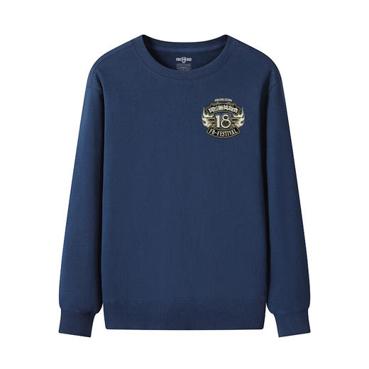 18周年英雄会A款毛圈款300g纪念圆领卫衣机车越野原创设计团队服 NMT-2027 商品图6