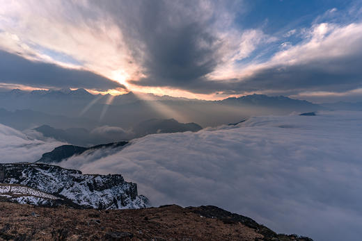 约伴行摄影——贡嘎雪山、牛背山｜11月13日 相约中国最佳观景平台，纵览牛背山的日落霞光、星空云海！ 商品图5