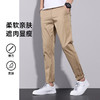 纯棉半松紧腰【新款DQ】大依优型大码男装小脚休闲裤加肥加大号肥佬宽松大号休闲长裤水洗棉Y 商品缩略图6