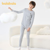 巴拉巴拉宝宝秋衣秋裤套装儿童保暖内衣冬男童中大童简约圆领舒适 商品缩略图0