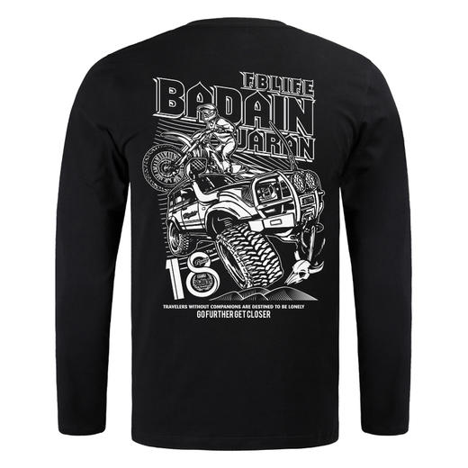 18届英雄会越野e族C款巴丹吉林越野印花长袖T恤衫团队文化定制服 NMT-2026 商品图2