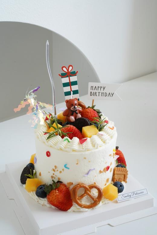 简约奶油蛋糕 | 鲜果原味奶油 - 小熊party 商品图2
