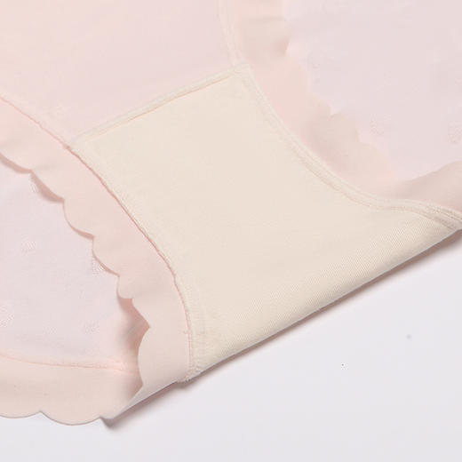 都市丽人快乐妈咪内裤功能系列适合孕早期孕中期人棉提花孕妇裤低腰三角女士内裤LK37A6 商品图7