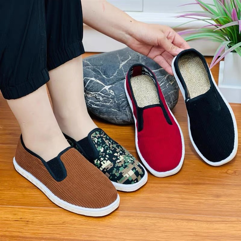 【纯手工】丝瓜络手工布鞋